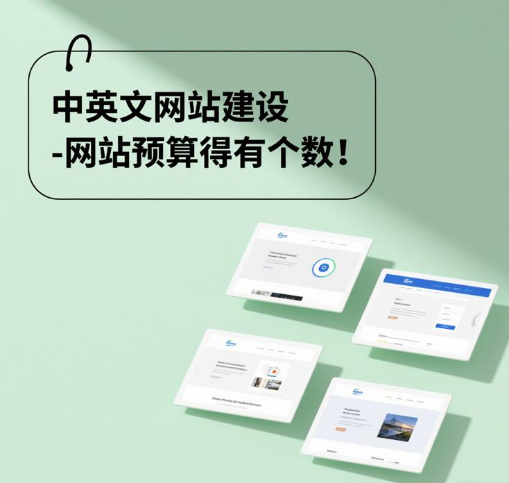 中英文网站建设 - 网站预算得有个数！