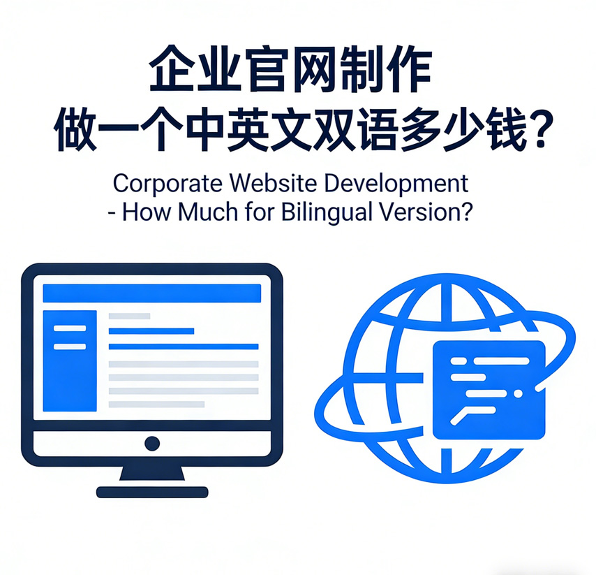 中英文网站多少钱